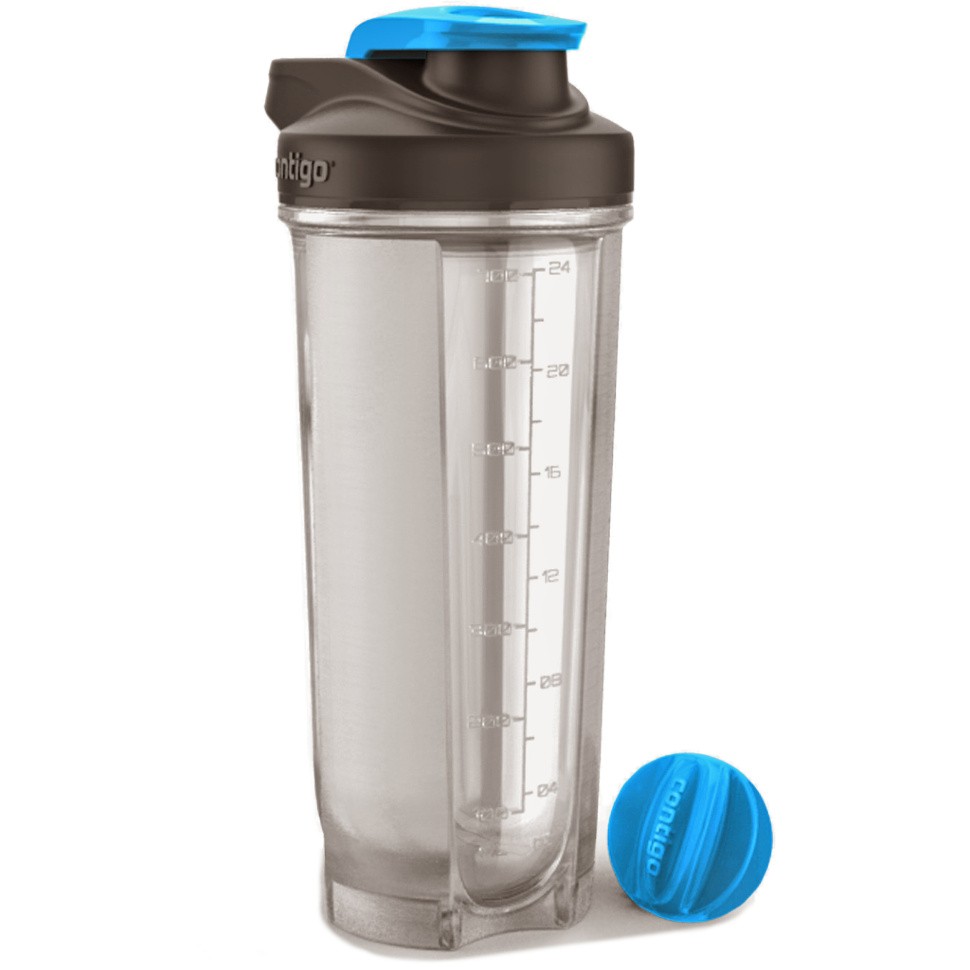 Фитнес-бутылка  Contigo Fitness Protein shakers Blue 820 ml 